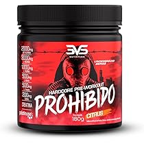 3VS Nutrition Pré Treino Prohibido 180g Sabor Citrus | Amazon.com.br